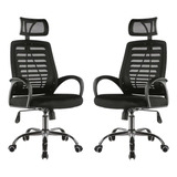 Silla De Oficina Set X 2 Escritorio Erin Ergonimica Grupo Sl