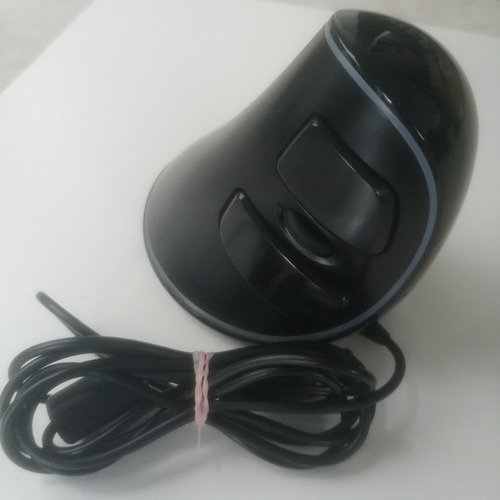 Mouse Vertical Delux Ergonomic M618 Plus C/ Fio - Preto