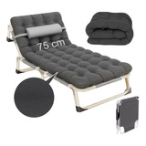 Cama Portatil Plegable De Reforzado Con Colchon Desmontable