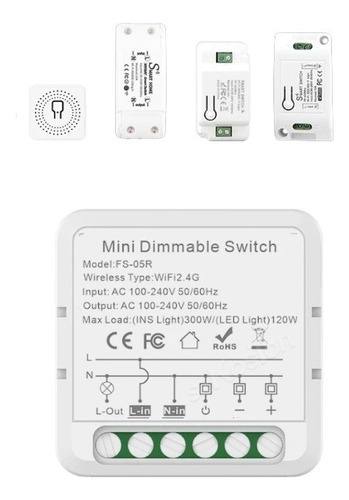 Smart Switch Interruptor Inteligente Dimmer Wifi Dimeable  
