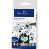 8 Rotuladores Faber-castell Pitt Artist Pen Manga