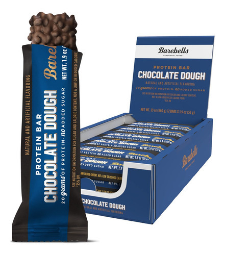 Barebells Proteina Barra 12pzs De 55gr Sabor Chocolate Dough