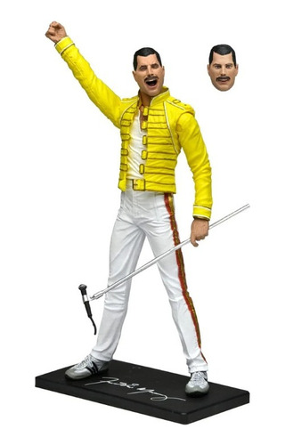 Action Figure Queen Freddie Mercury Yellow Jacket Original