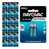 38 Pilhas Alcalinas Aaa 3a Palito Rayovac 19 Cart