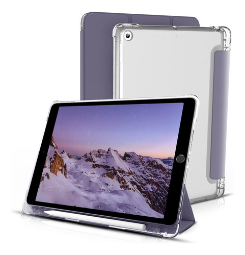 Funda Aoub iPad De 9ª/8ª/7ª Gen 10.2 Con Soporte Lápiz, Tpu