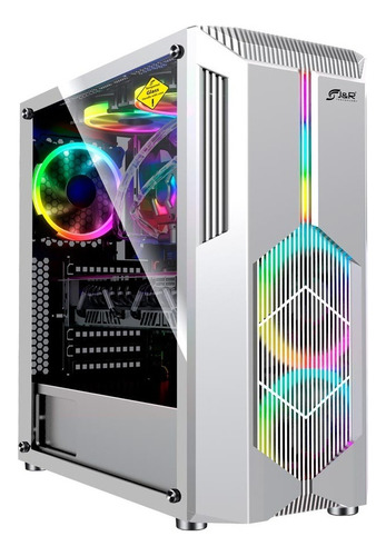 Chasis Gamer Atx J&r Zero Jx112 Blanco