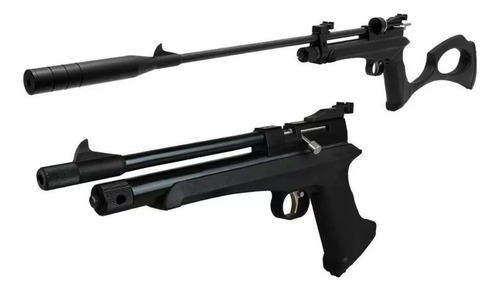 Pistola Co2 Rifle Fox 5,5 Mm Cp2 Batman Bulkeada + Inflador
