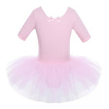 Vestido Ballet Niña Con Tutu Conjunto Set Danza 