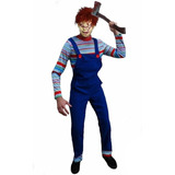 Fantasia Chucky Brinquedo Assassino Adulto Halloween 