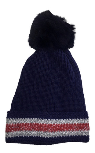 Bonete Beanie Dama Pompón Liso Fh1011