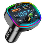 Bluetooth Transmisor 2usb Mp3 Sin Manos Cargador 4.8 A