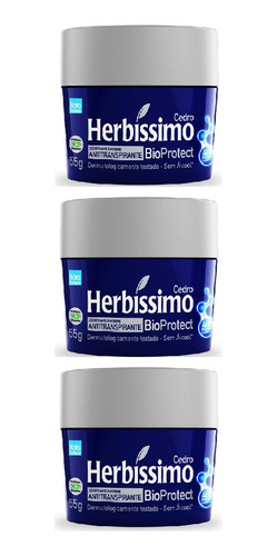 Herbissimo Antiperspirante Kit 3 Unidades 55g