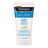 Protetor Solar Corporal Neutrogena Sun Fresh Fps50 120ml