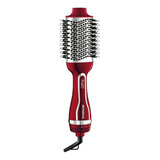 Escova Secadora Alisadora Modeladora Red Mondial Íons + Cor Vermelho/red 110v/127v