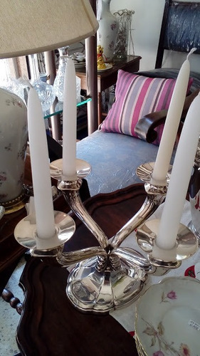 Candelabros Plata Lappas El Par 0085