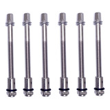 Tuoren 6pcs Tension Rods Screw With Lug Nuts & O-rings For D