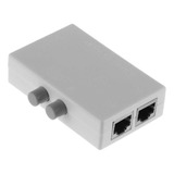 2 Puertos 1x2 O 2x1 Rj45, Conmutador De Puerto Ethernet De R