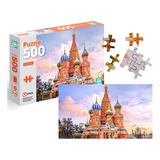 Quebra Cabeça 500 Peças Puzzle Moscou Russia Brinquedo Mt