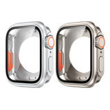 2 Fundas Y Cristal Para Apple Watch Serie 8 7 Se 6 To Ultra