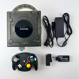Nintendo Gamecube Preto Translucido Dol-001 Mod Picoboot