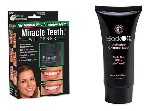 Miracle Teent Blanqueador Dientes + Puntos Negros Black Off