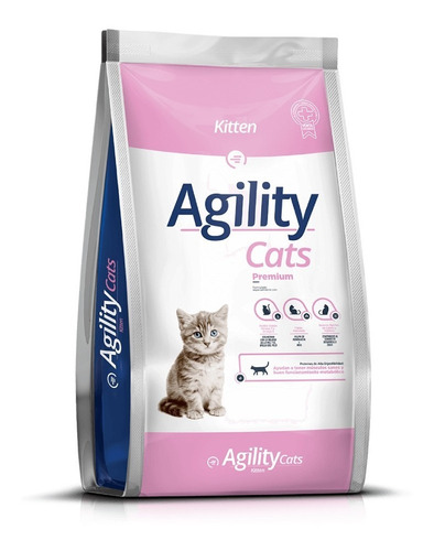 Alimento Agility Cats Kitten Gatito Bolsa De 10kg