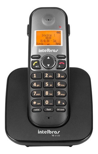 Telefone S/ Fio Intelbras Ts5120 C/ Saída P1 P/ Headset Fone