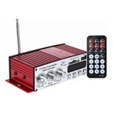 Amplificador Potencia Usb Bluetooth Aux Mid/bass 2x20w 12v 