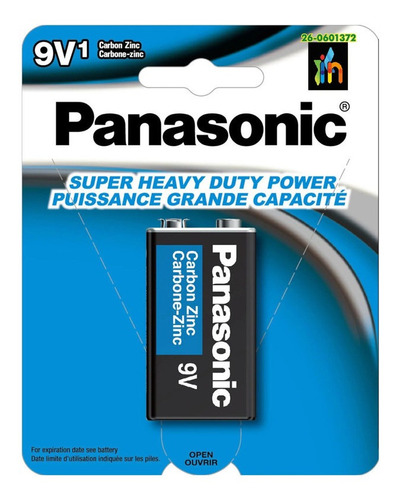 Pila 9v Panasonic Original Bateria Nueve Voltios