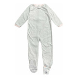 Pijama Polar Enterito Gris Nena Importado Usa - Olivetta