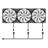 3x Ventilador De Refrigeración De 120 Mm 1200 Rpm Rgb