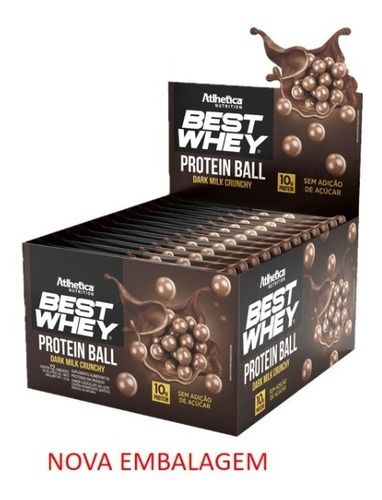 Best Whey Protein Ball-chocolate Ao Leite(display) Atlhetica