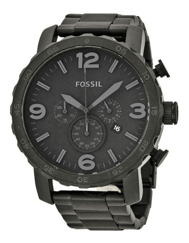 Relógio Fossil Masculino Analógico Preto Fosco Jr1401/4pn