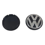 2 Tapones Centro Volkswagen Vento Polo Jetta A4 Original