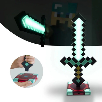 Juguete Espada Y Pico De Minecraft Para Niños Luminiscente Luxurysang | MercadoLibre