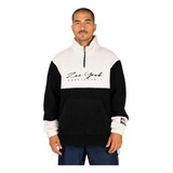 Poleron Zoo York Zip Original Hombre Negro 10025975cr