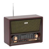 Radio Vintage Irt Retro Recargable Fm Am Sw Bluetooth Usb
