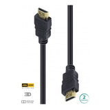 Cabo Hdmi 2.0 4k Ultra Hd 3d 2 Metros