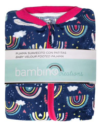 Pijama Suavecito Arcoiris Bambino