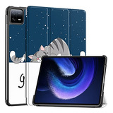 Funda Smart Case Para Xiaomi Pad 6 11 Pulgadas Lazy Cat 