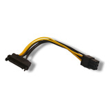 Cable Poder Sata 15pin A 6 Pin Pci Express Video