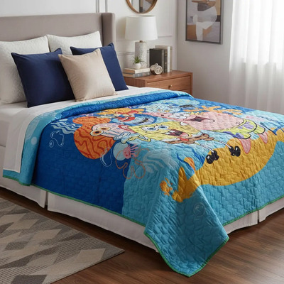 Edrecolcha Bob Esponja Ligera Matrimonial 220x180cm Bob Esponja