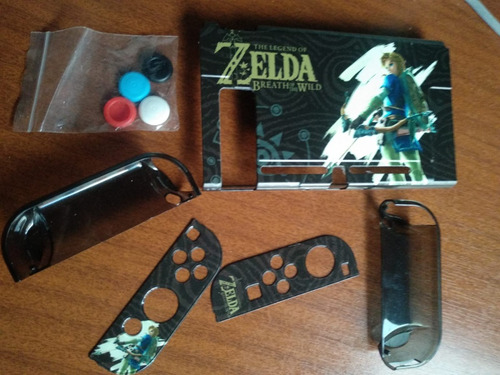 Carcasa Para Consola Y Controles Nintendo Switch - Zelda