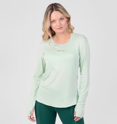 Polera Deportiva Mujer Ellesse Rocio Verde Claro