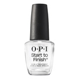 Opi Nail Lacquer Start To Finish 3-in-1 Base Top Fort. 15 Ml