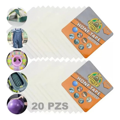 Kit De Parches De Reparación Tpu Para Piscinas Inflables, 20 Pzs De 10x10cm, Impermeables, Ideal Para Colchones De Aire | MercadoLibre