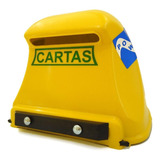 Caixa Carta Power Plastica Gradil '' Correio'' Amarela 22-1-