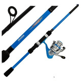 Combo Okuma Caña Reel Vibe 2,10 Mts 2 Tramos Spinning