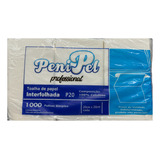 Toalha De Papel Interfolhada 100% Celulose Penipel 800g