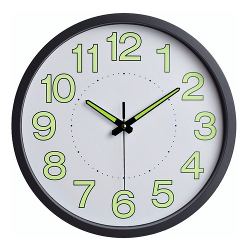 Reloj De Pared Luminoso De 12 Pulgadas Reloj De Cuarzo